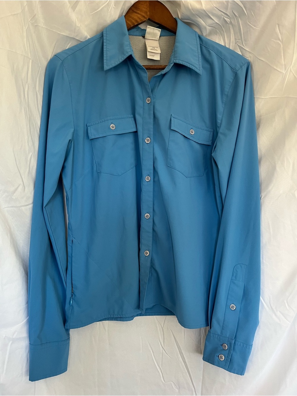 The North Face Blue Button-Front Women's Shirt